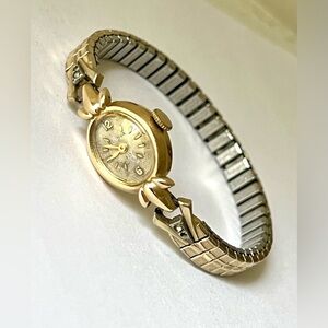 Vintage Bulova 14K Yellow Gold Watch 23 Jewels 5AR M4, 14.58 g, Not Working